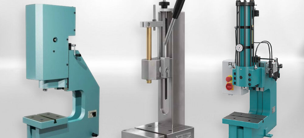 3 different types of press machines